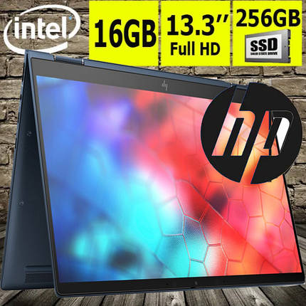 Сенсорний ноутбук HP DRAGONFLY G1 i5-8265U 13.3'' 16GB DDR3 256GB SSD Windows 11, фото 1