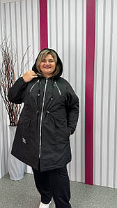 Водонепроникна Куртка - Парка на синтепоні Розміри  66-68 70-72 74-76