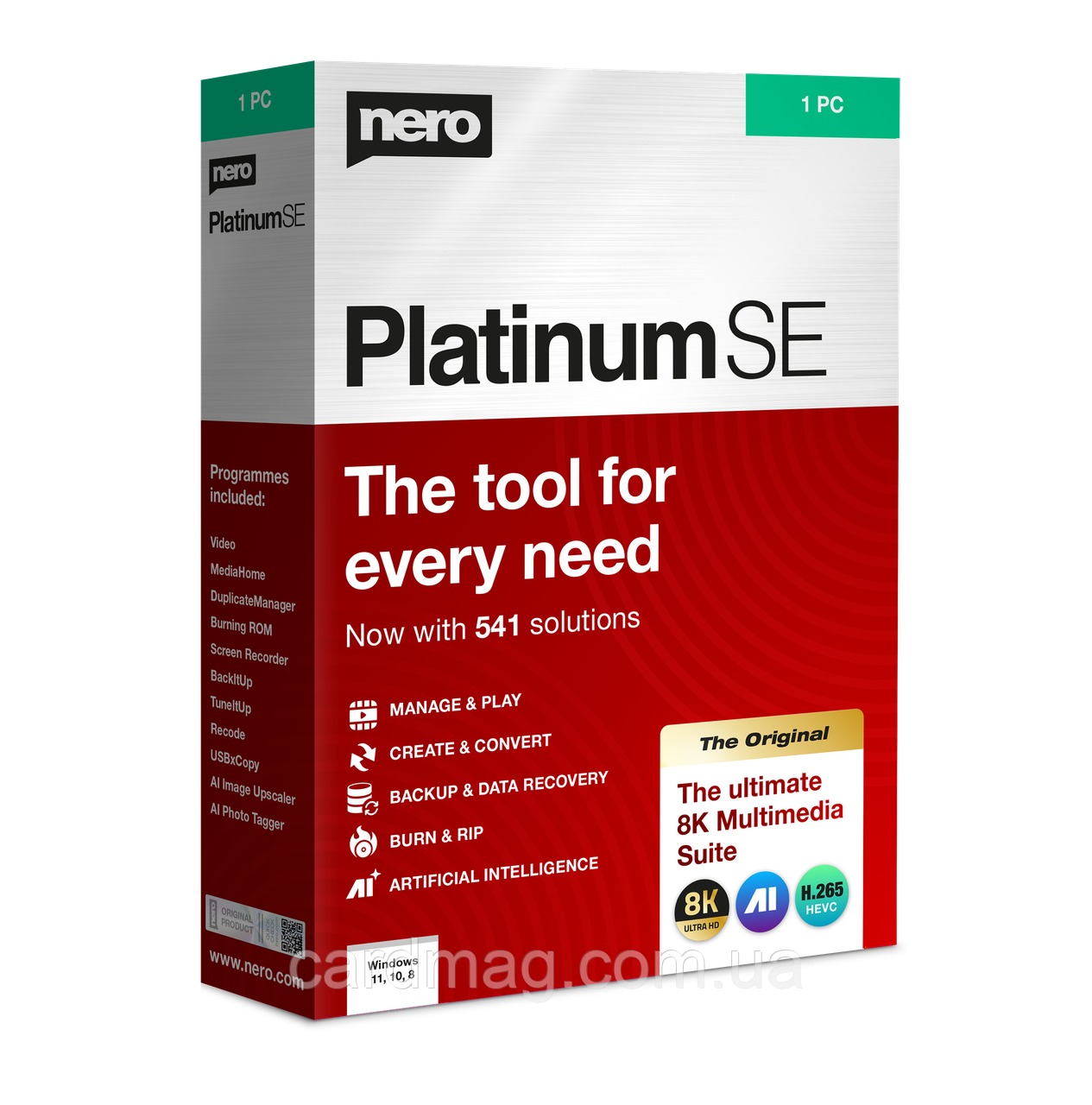 Підписка Nero Platinum Suite SE на 1 рік 1 ПК (Ліцензійний ключ)