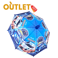 Дитяча парасолька тростина для хлопчика синій Арт.20Д-5 (БР) Mario (54)