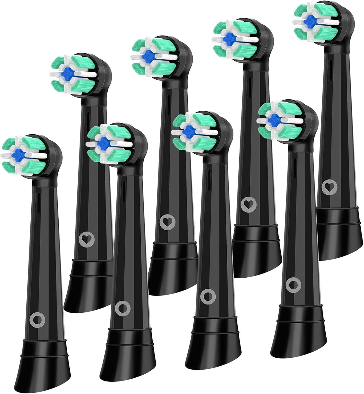 8 насадок, сумісних з Oral B iO 3/4/5/6/7/8/9/10 насадок, сумісних з електричною зубною щіткою Braun
