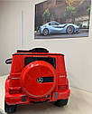 Дитячий електромобіль джип Mercedes G63 AMG червоний гелік, фото 3
