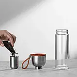 Пляшка для заварювання SamaDoyo C-012B з магнітним фільтром, 300 мл, фото 4