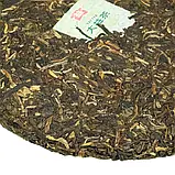 Чай Шен Пуер «Чжень Хуа» 7542 Класика Менхаю 2021 рік, млинець 200 г, фото 4