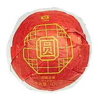 Чай Шу Пуер «Туань Юань» Єднання Сердець 2022 рік, точа 100 г