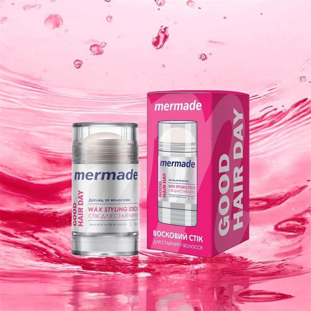 Восковий стік для стайлінгу волосся MERMADE Good Hair Day 30 г, фото 1