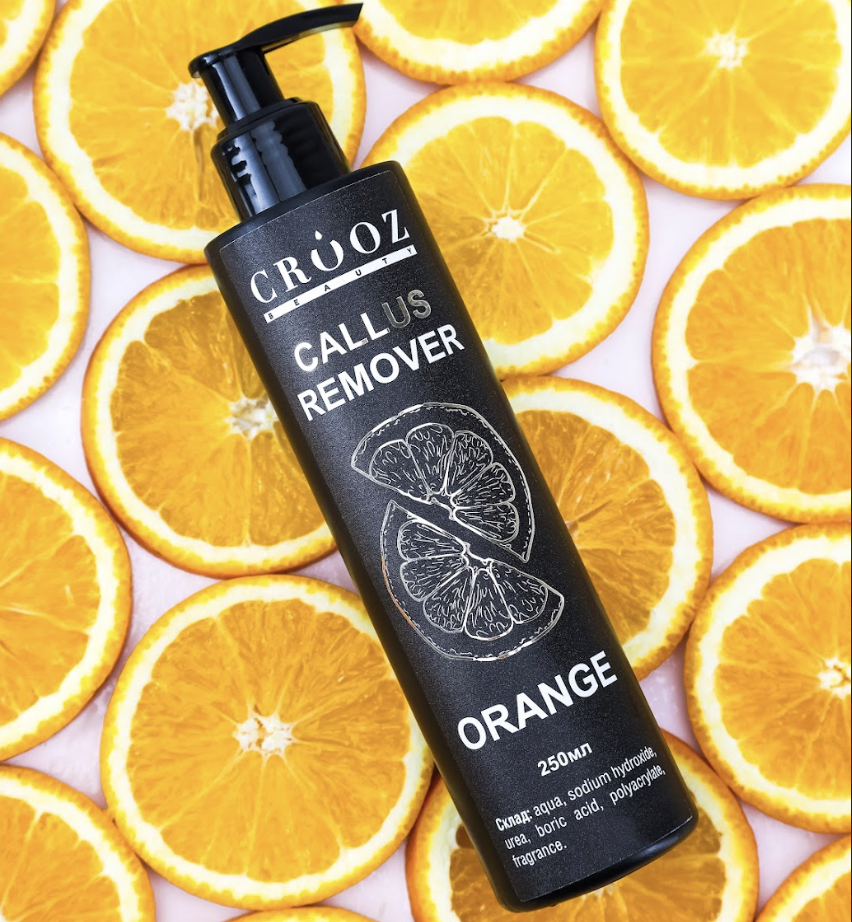 Лужний ремувер для ніг апельсин Crooz Callus Remover Orange 250 мл, фото 1