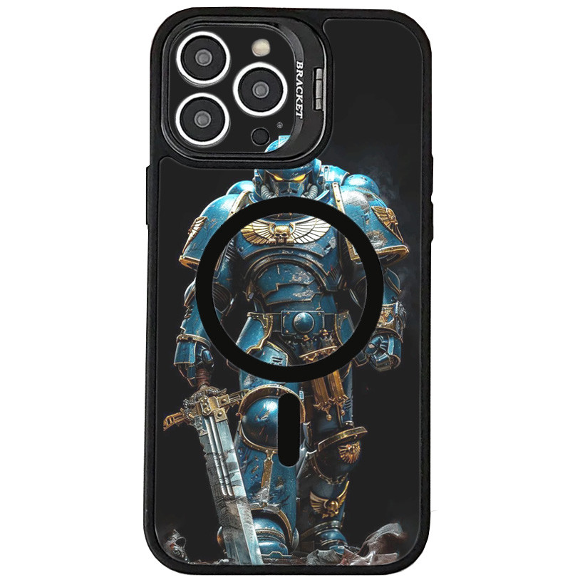 Чохол з фотодруком U1 Magsafe для iPhone 15 Pro Warhammer Marine 2, фото 1