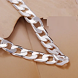 Браслет товстий ланцюг стерл. ср. для чоловіків жінок тіффані tiffany, фото 3