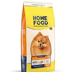 Home Food (Хом Фуд) - Сухий корм для дорослих собак дрібних порід (індичка/лосось) 1.6 кг