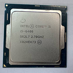 Процессор Intel Core i5 6400 Quad 4x2.7-3.3 6mb cache 8GT/s Skylake s1151 65W бу для ПК