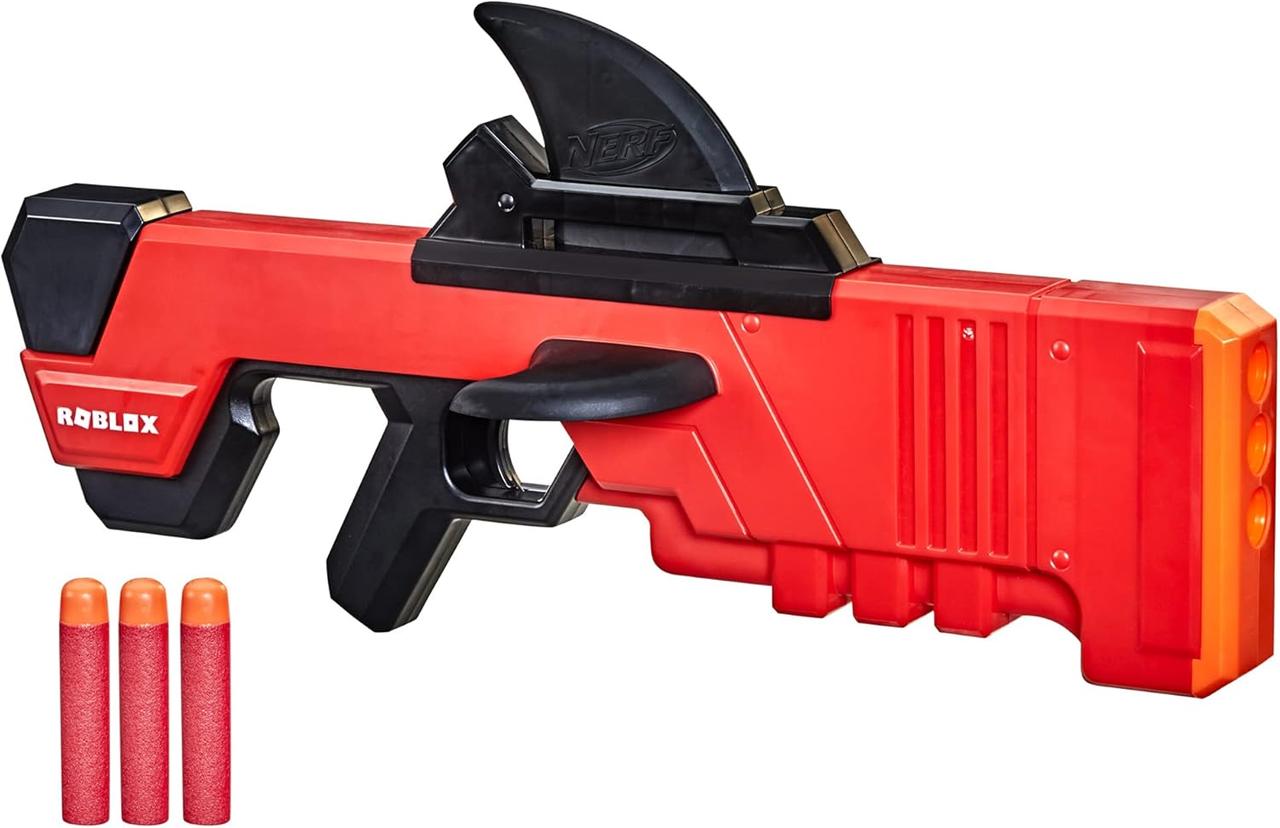 Бластер Нерф Роблокс ММ2 Акула Nerf Roblox MM2 Shark Seeker Hasbro F2488