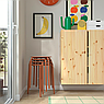 Табурет IKEA MARIUS Коричневий Висота - 45 см 206.052.49, фото 3