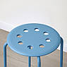 Табурет IKEA MARIUS Синій Висота - 45 см 506.052.38, фото 3
