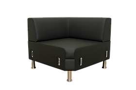 Модуль кутовий (елемент кутовий, секція кутова) BNB Bongo. Будь-який колір. Для очікування, офісу, кабінету, приймальні, магазину