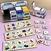 Дерев'яний сортер - комодик "Службовий транспорт".