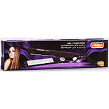 Щипці випрямляч для волосся 45Вт кераміка, регулювання t. MAGIO МG-578, Стайлер для укладання, фото 6