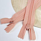 Потаємна блискавка 50 см Китай нейлонова основа колір персиковий