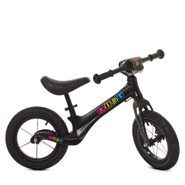❤️Дитячий біговел Profi Kids SMG1205A-2, колеса 12 дюймів, сидіння і кермо регулюються по висоті, Чорний, фото 1