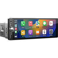 Автомагнітола сенсорна універсальна 1дін Geermax X680 з CarPlay з блютуз з USB