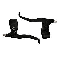 Ручки гальм велосипеда пластикові чорні