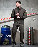 Військова форма олива тактичний костюм кітель штани і футболка хакі