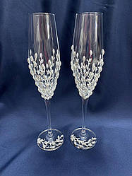 Весільні келихи (білі гілочки)