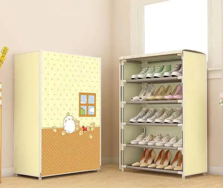 Складана тканинна шафа для взуття YH8806 на 5 секцій, фото 1