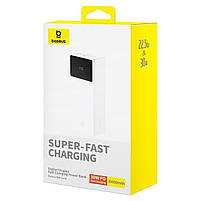 Повербанк 30000mAh 30W Baseus Star-Lord Super Fast 2xUSB/Type-C/microUSB PD, QC, FCP/SCP, AFC білий (P10022905213-00), фото 5