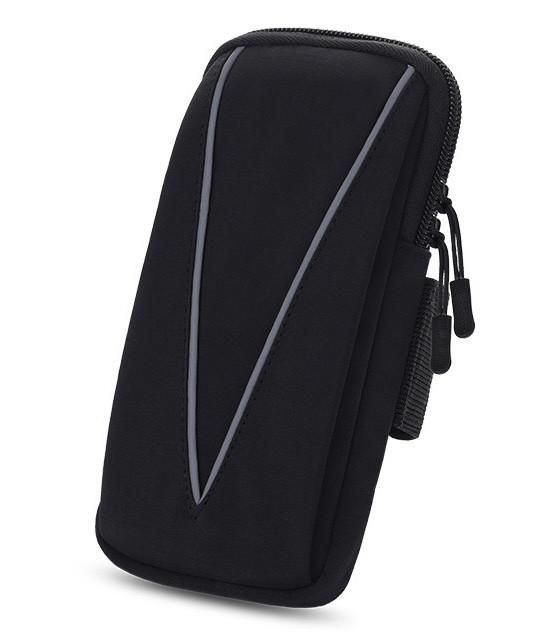 Сумка для телефона до 7 дюймів спортивна Tanluhu Outdoor чорна, фото 1