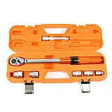 Динамометричний ключ BJC 1/2" 20-120 Нм 470 мм із сертифікатом калібрування + набір головок (B53575), фото 2