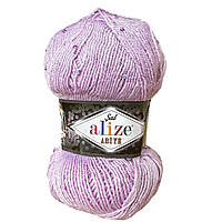 Alize ABIYE (Ализе Абьє) № 27 бузок (Люрекс з паєтками, нитки для в'язання)