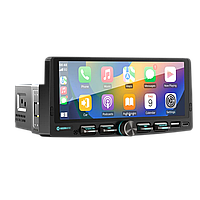 Автомагнітола сенсорна універсальна 1дін Geermax X681 з CarPlay з блютуз з USB