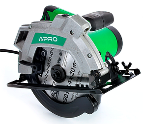 Пила циркулярна електрична 190мм 1800Вт APRO C190 (899211), фото 2