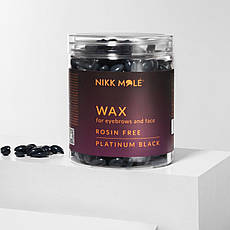 Віск в гранулах для брів і обличчя (Platinum Black) NM 100г