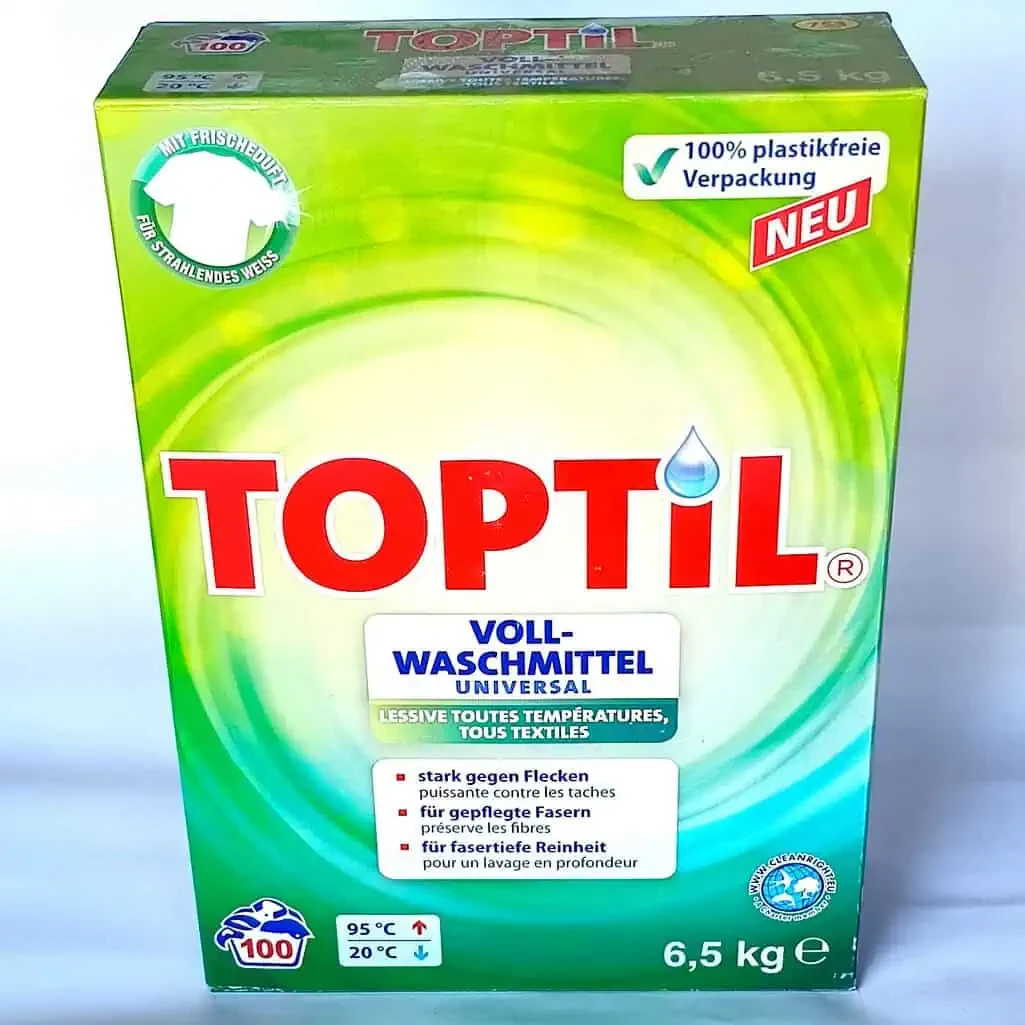 Пральний порошок Toptil Vollwaschmittel 6,5 кг — до 100 прань