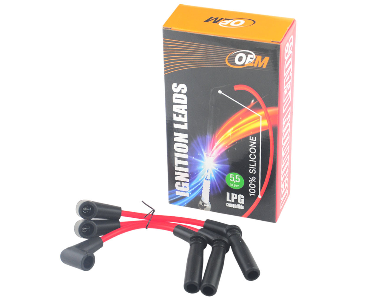 Дріт високовольтний DAEWOO MATIZ, TICO 0.8 (з 2002) к-т, силікон, фото 1