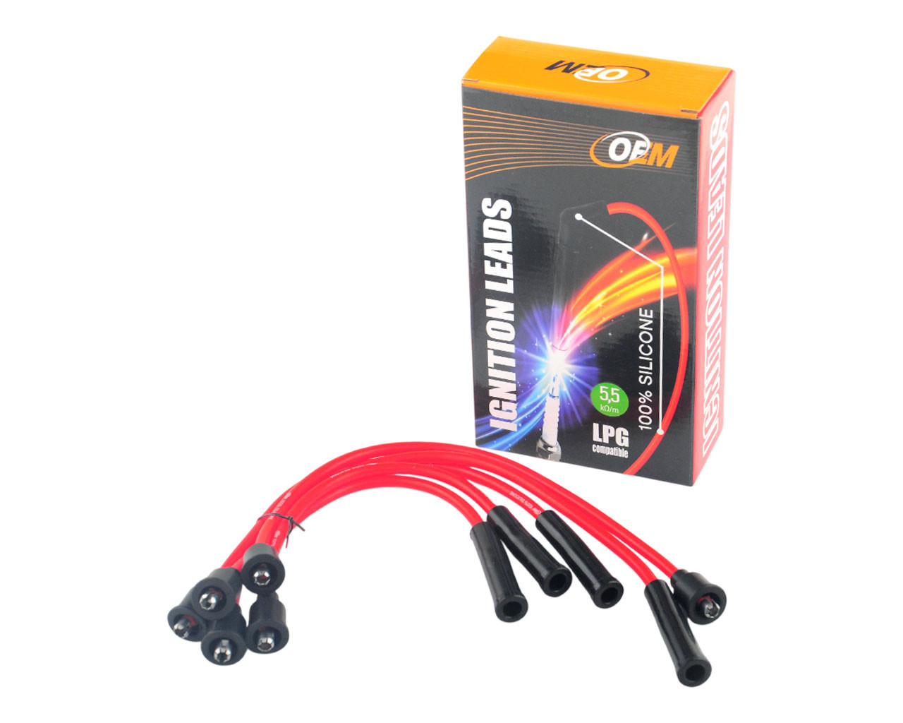 Дріт високовольтний ГАЗ-дв. ЗМЗ 402, к-т, силікон, фото 1