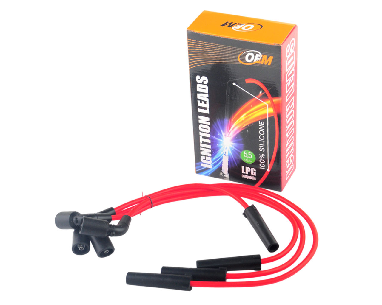 Дріт високовольтний Daewoo Sens 1.3 к-т, силікон, фото 1