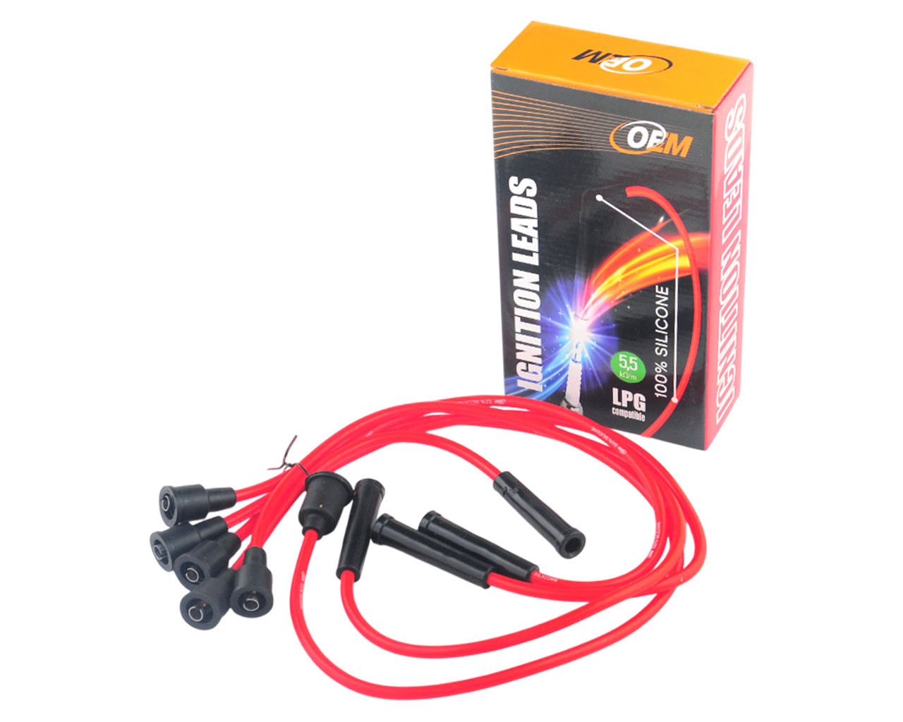 Дріт високовольтний Москвіч 2141, 2142, к-т, силікон, фото 1