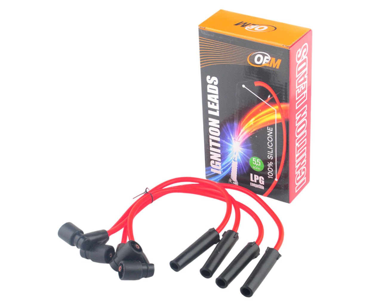 Дріт високовольтний ВАЗ 2120, 21214, 2123 1.7i, к-т, силікон, фото 1