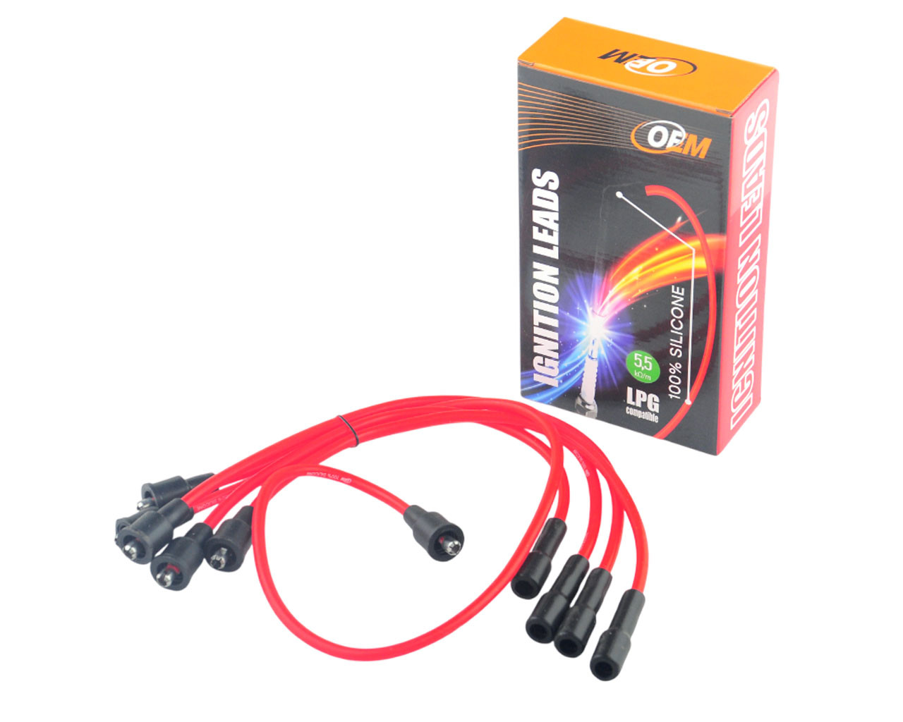 Дріт високовольтний ВАЗ 2121 карб. дв. 1.6, Москвіч 1.6 дв. ВАЗ 2106, к-т, силікон, фото 1