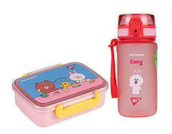 Набір ланч-бокс + пляшка Yes Line Friends (708056К)