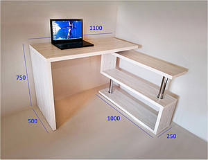 Стіл комп'ютерний робочий СКТ-1 (атланта)
