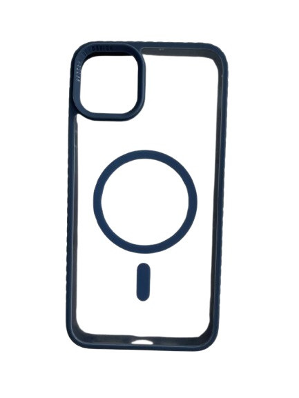 Накладка "Magnetic Ribbed" Iphone 11 Pro Max Dark Blue, фото 1