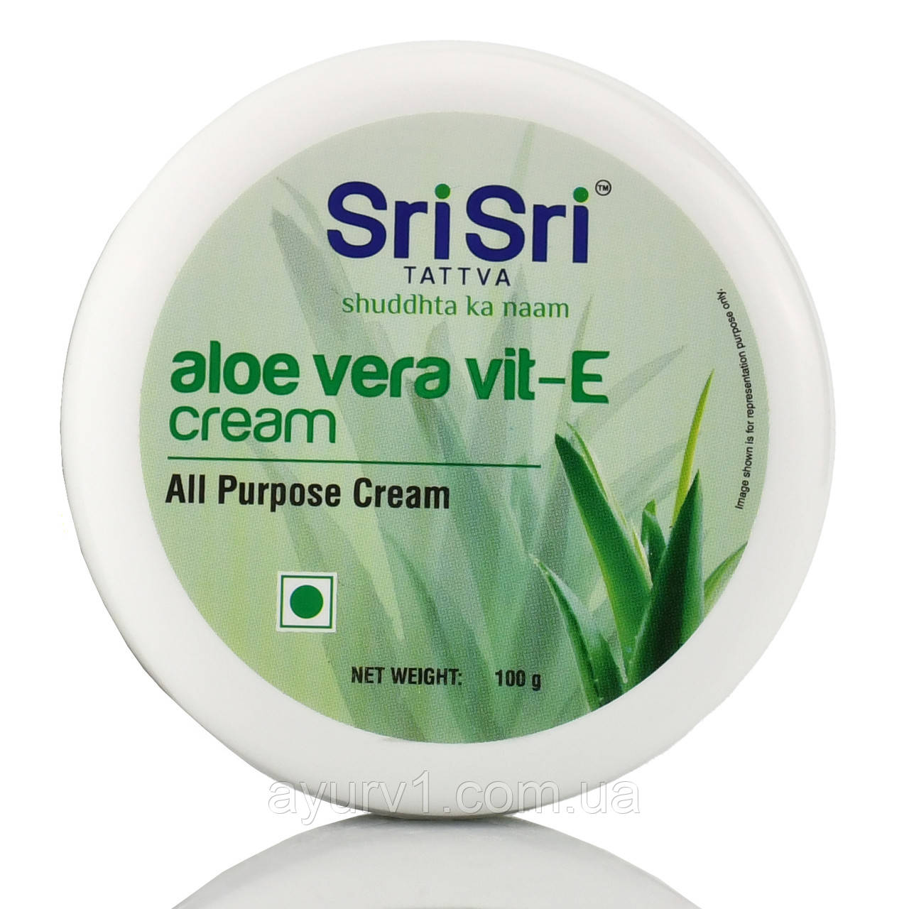 Універсальний крем Sri Sri Tattva Aloe Vera Vit-E – зволоження, живлення та захист для всієї шкіри 100g