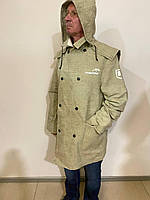 ПЛАЩ УКОРОЧЕННИЙ брезентовий вологостійкий, р. 56-58