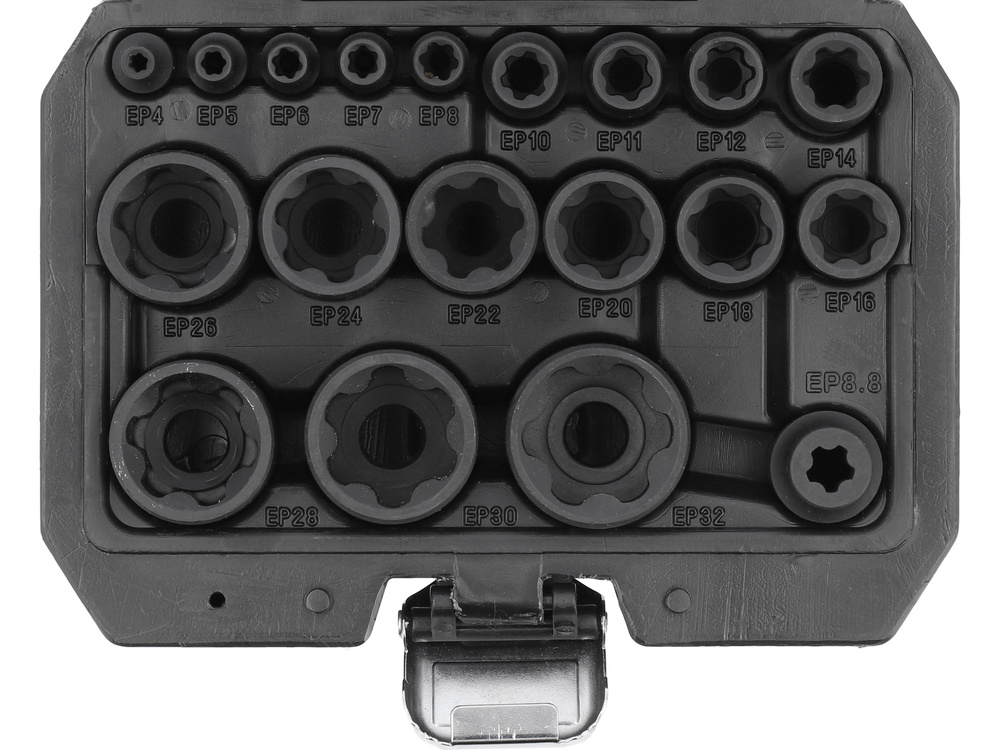 Набір головок TORX PLUS 1/4" 3/8" 1/2" EP4-EP32 YATO YT-05197, фото 1