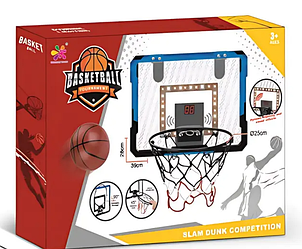 Баскетбольне кільце із сіткою й табло (щитом). basketball net