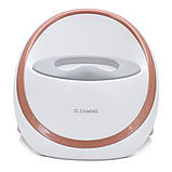 Горщик дитячий El Camino з м'яким сидінням Знімний резервуар Кришка EGG POTTY Gold Дитячий унітаз, фото 5